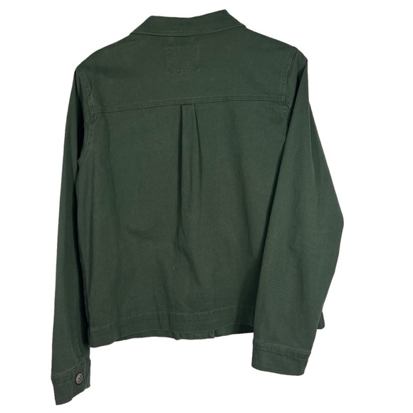 SANCTUARY Olive Green Military Inspired Cotton Utility Jacket Size Medium - Picture 6 of 7